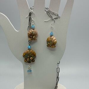Handmade Necklace And Earrings Set